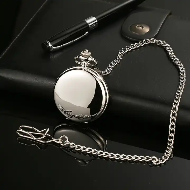 Fashion quartz watch custom pocket watch for groomsman